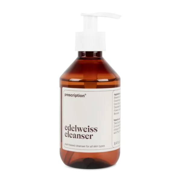 Prescription edelweis cleanser.